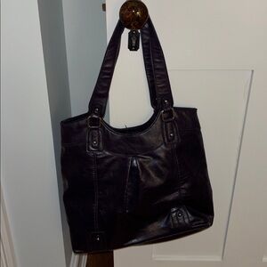 Dark purple purse
